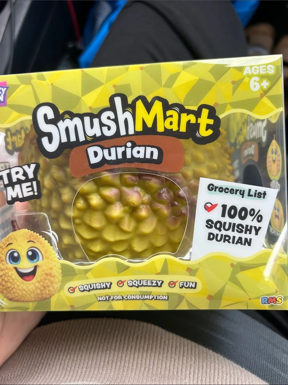 Durian Squishy Toy - Yellow